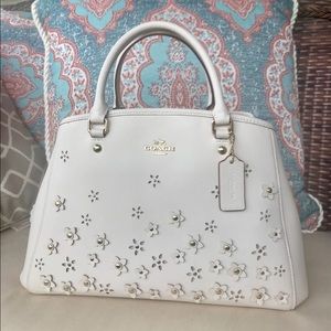 Coach Margot Carryall with Floral Appliqué